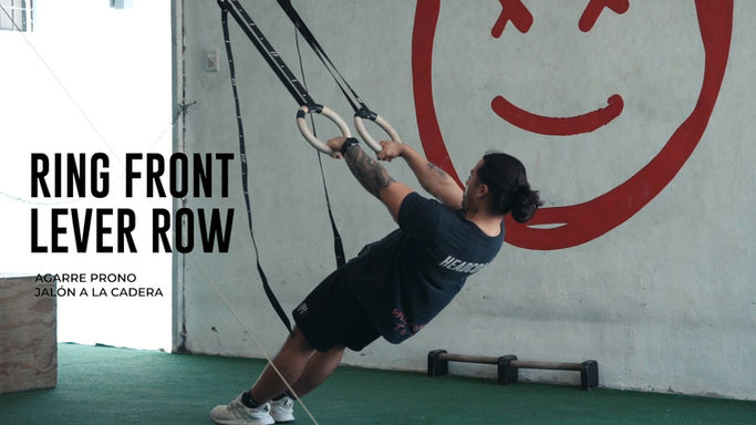Ring Front Lever Row